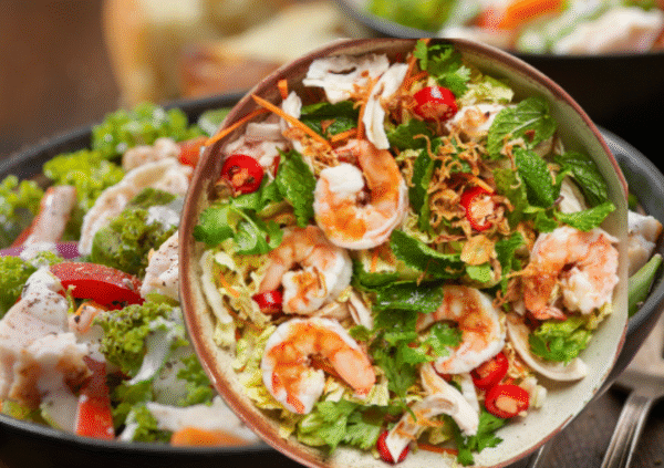 CHICKEN & SHRIMP SALAD